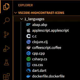 High Contrast Icons